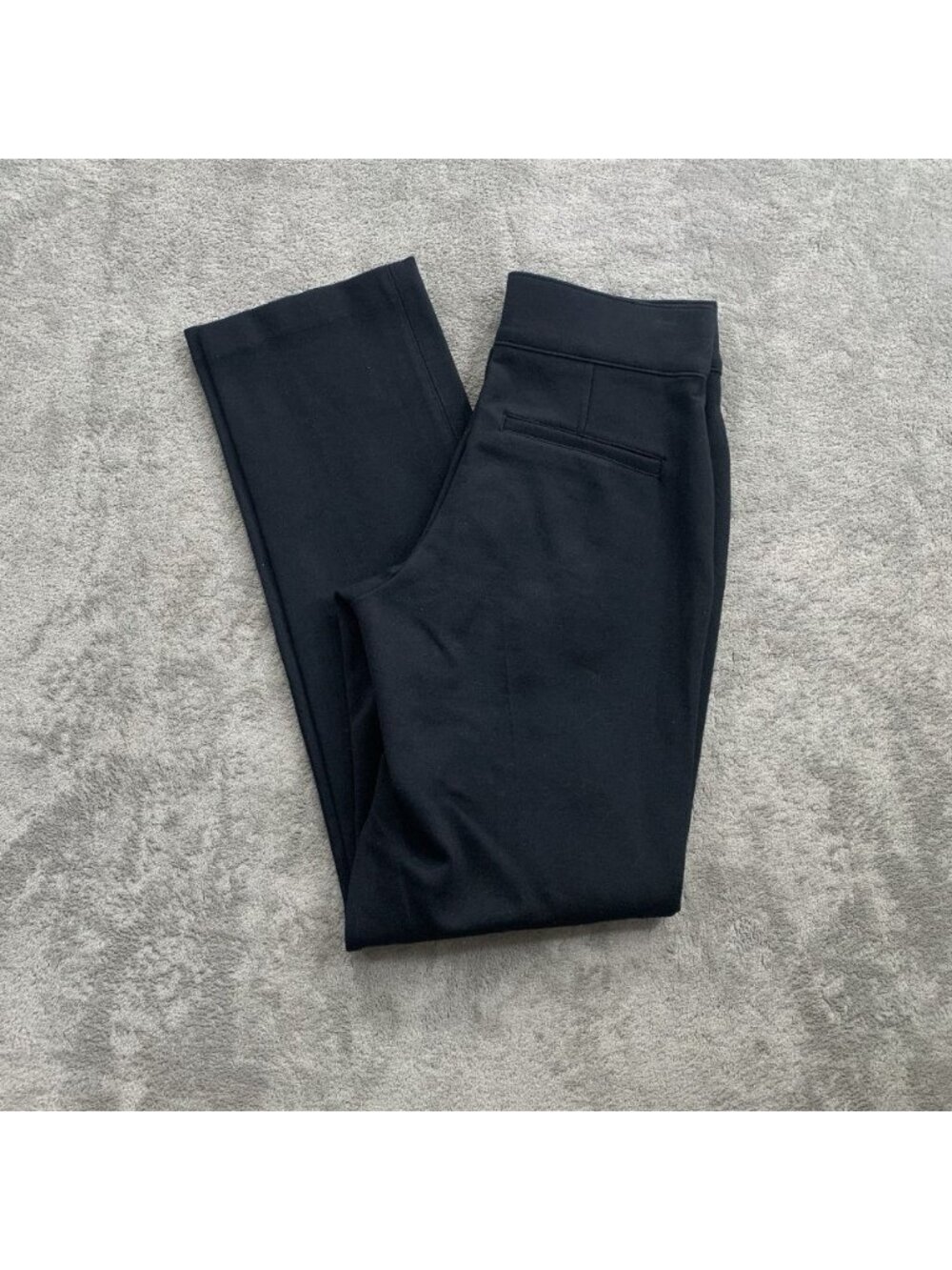 Spanx Ponte Dress Pants Womens XS Super Smooth Perfect Fit Slim Straight Black